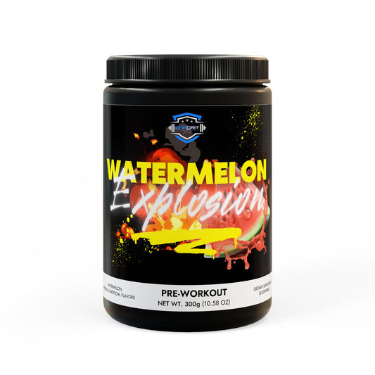 Watermelon Explosion Pre-Workout (300g, 10.58oz)